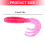Fishing Accessories Flexible Lures Baits Curl Tail-Color 6 4