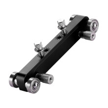 Compact gitaarbrugschuurinstrument van aluminiumlegering-Zwart