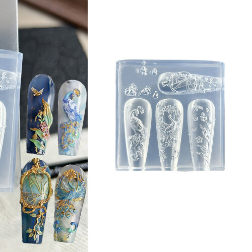 Intricate Floral Pattern Silicone Mould For-pattern 12 1