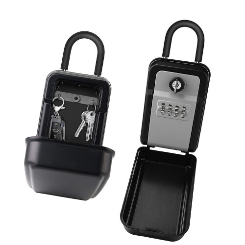 Ruime sleutel met 4 combinaties voor-grijs Hangend type