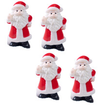 Lot de 4 figurines réalistes du père noël, décorations en-louer