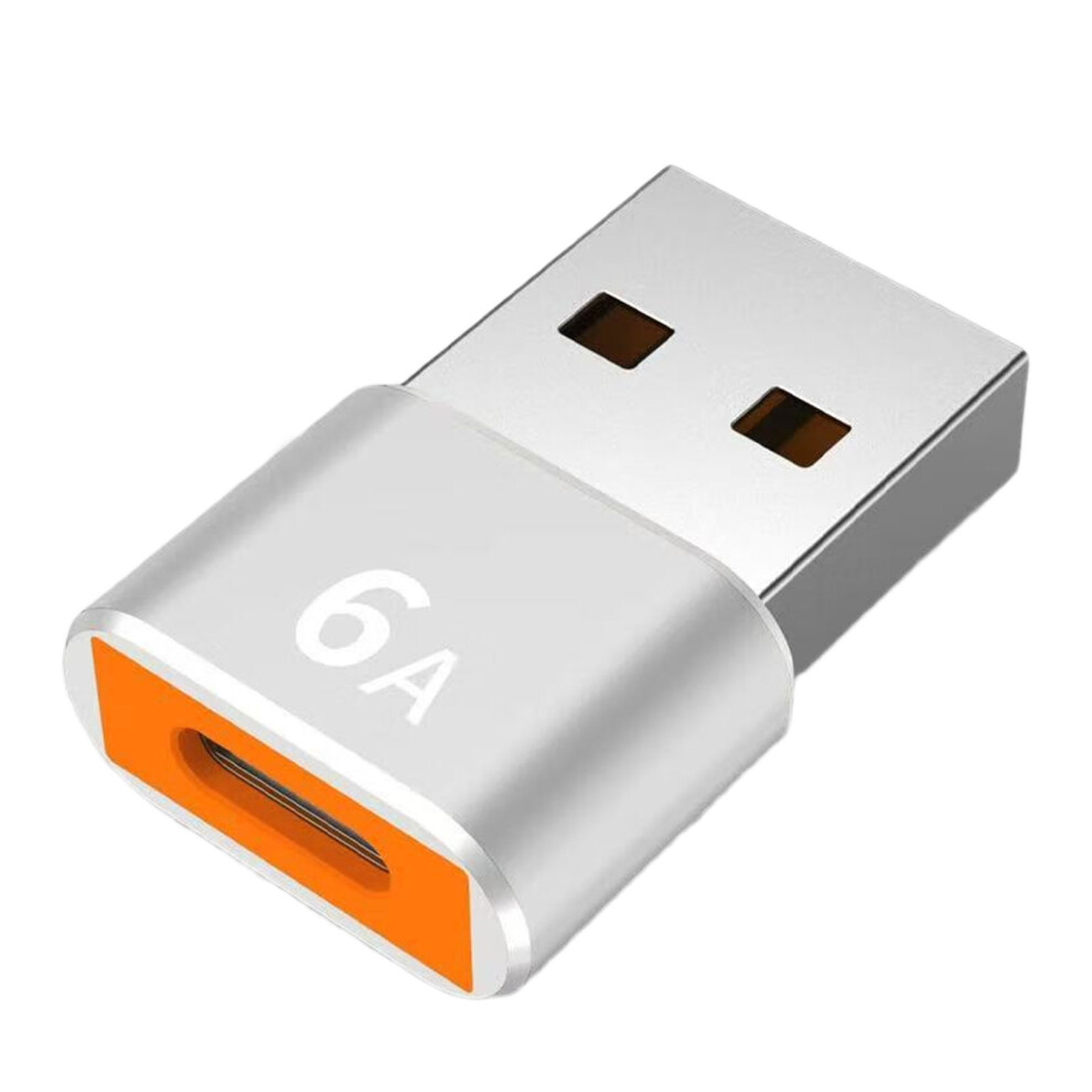 Heavy Duty Otg Adapter Type C To Usb- Type C Female Silver 7751001398643