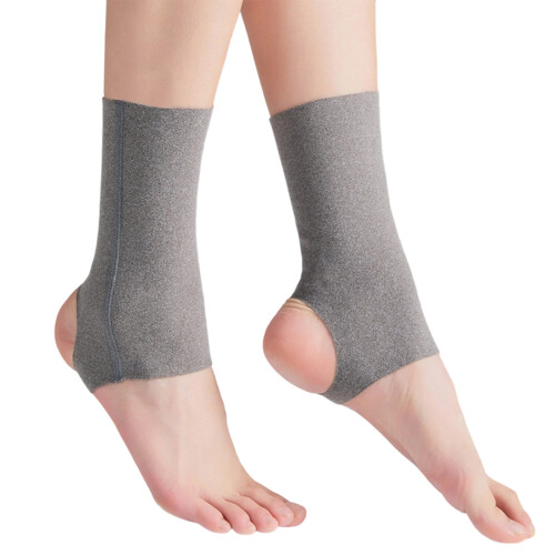 Elastic Calf Support Sleeves Ankle Joint Protectors For-grey XL