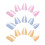 Multiple Size Pipa Playing Nails Pipa Finger Guards-Purple 3