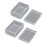 Clear Holder Deck Boxes Organizers Playing Poker Cards Box 1