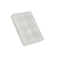 Étui de rangement ergonomique pour jeux 3DS pouvant-Blanc