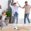 Elektrische springtouwmachine Draagbare training Springtouw-Geel 4