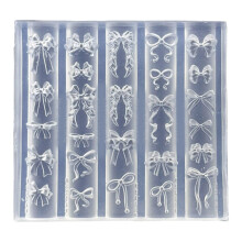 Reliëf siliconen nail art mal herbruikbare flexibele-patroon 6