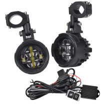 Waterdichte 12-24V Motorfiets Rijden Licht 100W Hoge Dimlicht