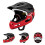 Impact Resistant Mountain Biking Helmet Adjustable-Blue Black 6