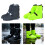 Reflective Dustproof Snow Shoe Protectors for Walking-Black L 3