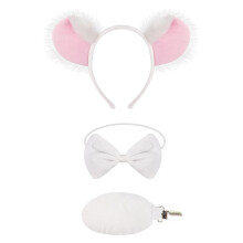 Cute Cartoon Koala Hair Clips For Kids Soft-White koala threepi