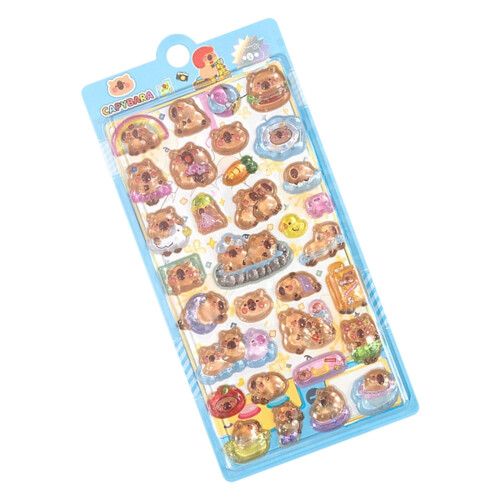 Interactive Cartoon Stickers Offering Multiple Designs-SLBHX02