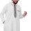 Robe à capuche avec fermeture éclair pour hommes, manches-Noir M 4