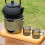 Portable Camping Small Carbon Stove Compacts Windproof BBQ-Pink 6