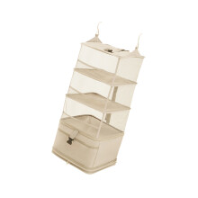 Organisateurs de vĂŞtements de voyage pliables, sac-S blanc