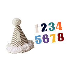 Kids Safe Washable Cloth Party Hat Customizable With-D