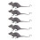 Fake Mice Simulation Mouse Model Toy Realistic Plastic-Grey 1
