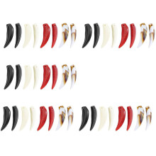 Pendentifs en acrylique en vrac de 40 pièces de couleurs