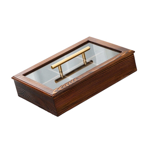 Mallette de rangement de collations en-Poignée rectangulaire