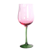 Rote Fade-Stielgläser aus Glas für die-Rotweinglas