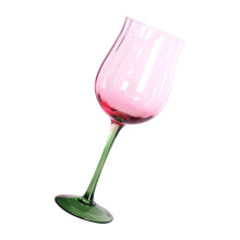 Elegant Red Gradient Stem Glass For Wine-red wine glass