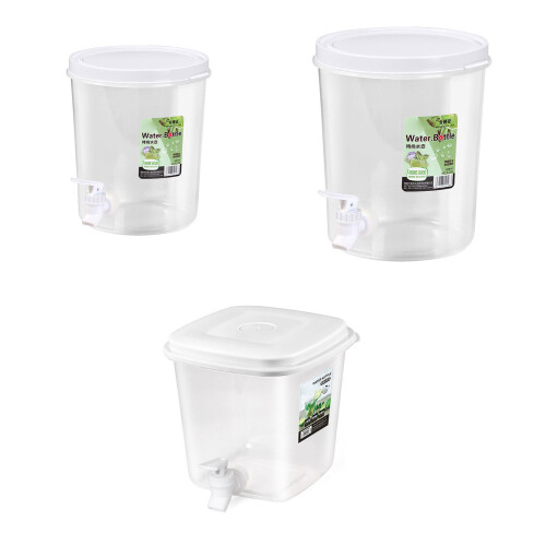 Large Capacity Cold Brew Iced Tea Pitcher With Tap-Round 3.5L 2