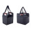 Spacious Felt Drink Bag With Storage Pockets Insulated-6cups 2