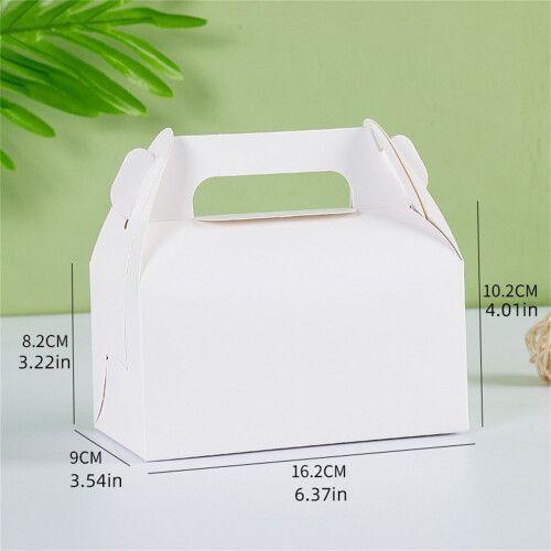 50Pieces Popup Gift Boxes With Convenient Handle Candy-marble 2