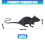 Fake Mice Simulation Mouse Model Toy Realistic Plastic-Grey 5