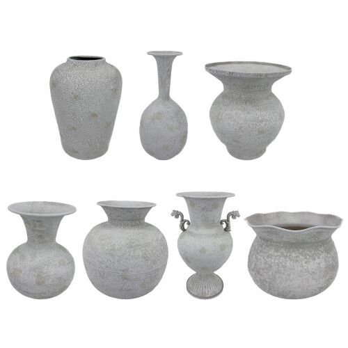 Vases à fleurs en fer, grands Vases à fleurs rustiques,-20W888 1