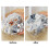 Couvertures alimentaires élastiques en papier d'aluminium-38cm 6