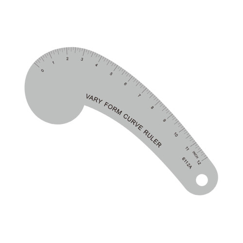 Ergonomic Aluminum Alloy Pattern Making Ruler For-6112A