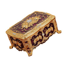 Conteneur de rangement antique décoratif avec finition en-Violet