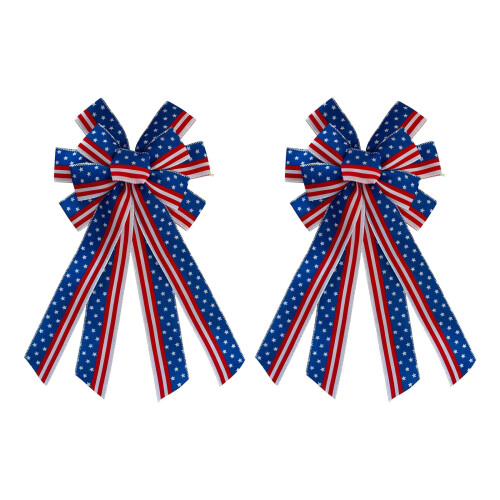 Nationale Dag Decoratieve Strik Grote Polyester Strik Ornament-2