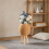 Modischer Blumentopf mit Holzsockel, ideal für Blumen-Groß 252C 5
