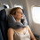 Soft molded Travel Headrest Includes Removable Ear Coverings And 6