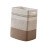 Rectangular Cotton Braided Laundry Bin Having Strong Handles-F 1