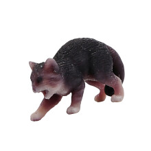 Belle figurine Miniature artisanale-Petit raton laveur en colère