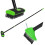 Practical Steel Wire Grass Brush With Extendable Handle-Green 1