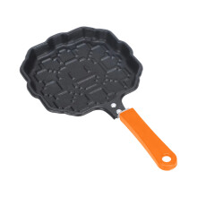 Professional flower Themed Aluminum Cookware For Oven-Orange