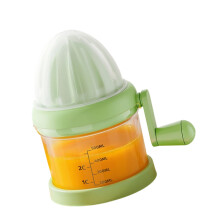 Appareil à jus manuel avec couvercle construit à partir-Vert