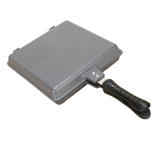 Reliable Metal Roasting Pan Suitable For Indoor And-Light Grey
