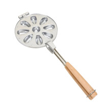 9 Pocket Round Baking Tool For Home Use Durable Metal-Silver