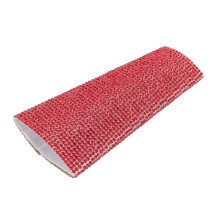 Cubierta para mango de micrófono 11x5cm, cristal brillante con strass