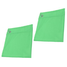 2 Stück Nylon-Trainingsflagge grün 34,00 g Reitsport