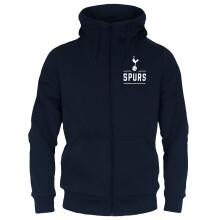 Tottenham Hotspur FC Official Football Gift Mens Fleece Zip Hoody Navy Large