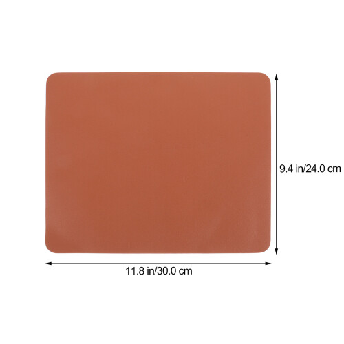 Tapis Cuir Marron Multi-Usage Pour Ordinateur 1