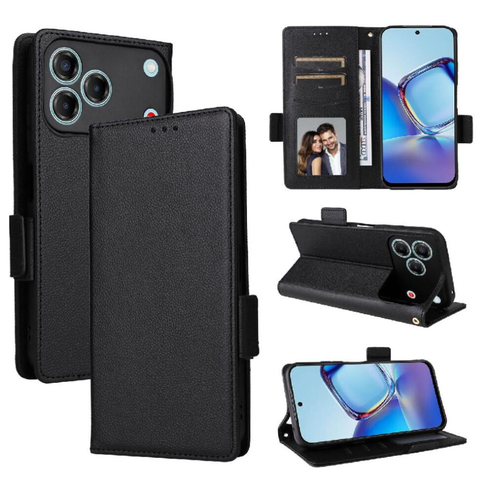 Flip Case For Zte Blade V80 Design Wallet Magnetic Side Buckle Pu Leather Card Slots Holder 764563388677