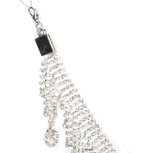 103 cm AB-Farben-Rhinestones Bauchtanzkette